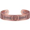 SVADiA LifeTree Bracciale in rame regolabile con magneti | Elegante fermaglio realizzato a mano per uomo e donna | design minimalista in rame | Per l'uso quotidiano