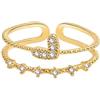 Svadia Solis Anello in Argento Sterling 925 | Regolabile