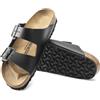 Birkenstock Sandali Arizona In pelle Naturale Neri Unisex Calz. Stretta