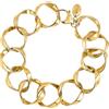 Breil, Collezione B Whisper, Bracciale Donna, in Acciaio IP Gold Specchiato, con Elementi Morbidi e Fluidi, Chiusura a Moschettone, Facile da Indossare, Taglia Unica, Gold
