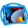 TopEsct iPad 7th Cover per Bambini Protettiva Antishock con Maniglie Resistente agli Urti per iPad 7th Gen 10.2 (2019)/iPad Air 3rd Gen 10.5 Custodia (Blu)
