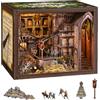 MiniCity Book Nook Kit, kit fai da te in miniatura per la casa delle bambole per ragazzi e adulti con custodia antipolvere Robin Hood