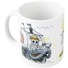Grupo Erik Tazza One Piece Manga Going Merry - Tazza Colazione Ceramica con Colori Vivaci e Stampa di Alta Qualità 350 ml, Adatte a Lavastoviglie e Microonde | Tazzine Caffe Particolari