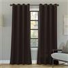 Sun Zero Nordic - Confezione da 2 tende oscuranti con occhielli, 132 x 213 cm, colore: Cioccolato scuro