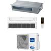 Haier Climatizzatore Monosplit Canalizzato Slim BP 30 PA 9000 Btu AD25S2SS1FA(H)+1U25S2SM1FA R32 A++ con Telecomando e Pannello ,