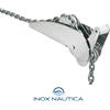 Osculati MUSONE DI PRUA BASCULANTE PER ANCORE BRUCE TREFOIL 10 kg IN ACCIAIO INOX BARCA