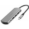 Mediacom MD-C309 Docking Station USB-C to 3*USB3.0/HDMI/Audio