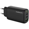 Mediacom MD-A140 Caricabatterie da Parete 65W 2*USB-C/USB