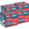 Ansmann portaoggetti con 55 pezzi Red Alkaline pacche...