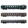 RIVAROSSI HR4361 Scala HO Set 3 carrozze Alpen-Express epoca IVb FS