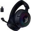 Razer Cuffie riduzione del rumore gaming wireless con microfono Razer Kraken V4 - Nero - refurbished