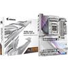 GIGABYTE X870E AORUS MASTER X3D ICE Scheda Madre - Supporta CPU AMD Ryzen 9000, VRM Digitale a 18+2+2 fasi, fino 9000 Hz DDR5 (OC), 2 x PCIe 5.0 + 3 4.0, Wi-Fi 7, LAN 10 GbE, USB 4 [X870E A X ICE]