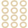 The Lord of the Tools 12 rondelle per truss rod in ottone per chitarra, 0,5 x 0,9 cm, rondelle piatte in ottone 002-2335-049 per aste vintage e per truss rod per chitarra e basso