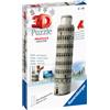 RAVENSBURGER, RAVENSBURGER 3D PUZZLE RAVENSBURGER - 3D PUZZLE MINI TORRE DI PISA, 54 PEZZI, 8 ANNI