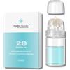 VALLEY LINCO+ Hydra Needle 20 Pin Ultra-Fine 20pcs Aghi Derma Stamp 0,5 mm, Dispositivo Microinfusione Microneedling Stamper riutilizzabile Strumento per la cura della pelle del viso Applicatore di siero Fine Touch
