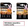 Duracell 400 batterie AA Stilo / AAA DURACELL (100 blister) assortite da voi