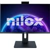 Nilox NXM24REGWEB01 Monitor 24", Full HD, Schermo PC 75Hz, Monitor PC con