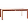 HESPERIDE Tavolo Evasion Mogano Allungabile 214x110x77 cm in Alluminio