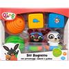 O.D.S. SRL BING 48431 SET BAGNETTO 2 PERSONAGGI CON CUBOTTI E PALLINE