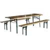 4F GROUP SPA Set Birreria 4F Group 120x60x76 cm con 2 Panche