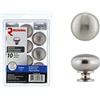 Richelieu Hardware - DP3295195 - Pack of 10 units - Contemporary Metal Knobs - 3295 - Brushed Nickel Finish