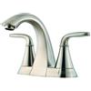 Pfister LF048PDCC - Miscelatore per bagno Pasadena, 2 maniglie, 4 cm, Metallo, nichel spazzolato, Spout height: 3.75