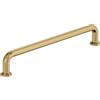 Amerock BP37381CZ | Maniglia per armadio in bronzo champagne | Maniglia per armadio da centro a centro da 160 mm | Fattore | Maniglia per cassetti | Maniglia per armadio da cucina | Hardware per