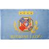 AZ FLAG Bandiera Lazio 90x60 cm Stendardo Italiana Poliestere 100D Asola | Uso interno ed esterno bandiera decorativa doppie cuciture e bordi rinforzati con guaina per asta