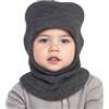 AYPOW Cappello Passamontagna Bambino Invernali Bambini Berretto e Scaldacollo a Maglia Caldo da 4 a 7 Anni, Cappuccio con Sciarpa Morbido Antivento Balaclava Ragazzi Ragazze
