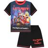FIVE NIGHTS AT FREDDY'S Lets Party - Pigiama corto FNAF per bambini, Nero , 10-11 Years