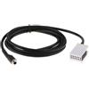 Eurowagens Cavo Adattatore Femmina AUX 3,5Mm A 12Pin Per VW Passat Golf 6 RCD510