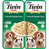 INABA Dog Twin Pollo, verdure in brodo per cani 2x40 g