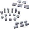 EnderToys Casse rustiche e pallet, paesaggio del terreno per tavolo 28 mm miniature Wargame, stampato 3D e verniciabile