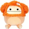 Squishmallows SQCR05428 Shasta The Light Orange Bigfoot con spilla a forma di fiore, 30,5 cm, multicolore