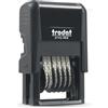 Trodat Printy 4846 - Timbro numerico, 6 fasce, inchiostro nero, dimensioni 27 x 4 mm