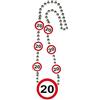 Folat Collana con segnale stradale 20 anni