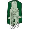 Altadex Biotop b2244 - Custodia in Poliestere per Barbecue Verticale