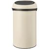 Brabantia - Touch Bin 60L - Pattumiera Grande per Cucina - Apertura Soft-Touch - Cestino per Rifiuti con Secchio Interno Rimovibile - Riciclo Facile - Sacchetti Inclusi - Soft Beige - 40 x 40 x 71 cm