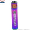 Clipper ACCENDINO CLIPPER METAL IRIDIUM AMSTERDAM LEAF - RICARICABILE E CON FIAMMA REGOLABILE | EDIZIONE LIMITATA E IDEA REGALO
