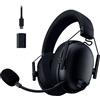 Razer BlackShark V3 - Cuffie wireless per eSport - Driver TriForce da 50 mm - Microfono a banda larga rimovibile - THX Spatial Audio - Wireless 2,4 GHz & Bluetooth - Profili FPS - PC/Mac | Nero