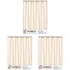 Horeca Candles Candele coniche avorio - 25,4 cm (altezza) - Set di 150 candele non profumate - 7,5 ore di combustione - senza fumo, antigoccia