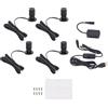 Jwthee 4pcs Dimmable LED Mini Spotlight, 5V LED LED Light Gioielli Visualizza luci di armadio USB Luci armadio Spotlight per esposizione modello di gioielli Modello (Luce bianca)