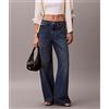 Calvin Klein Jeans a gamba larga Indigo Donna