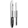 KYDA Mascara a doppia estensione, mascara nero e mascara primer bianco per effetto ciglia lunghe e voluminose, di lunga durata, impermeabile e resistente alle sbavature