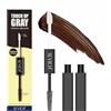 Gowwim Mascara per capelli, formula delicata copre i capelli grigi e le zone più luminose. Asciugatura rapida e lavabile, design a doppia punta per capelli naturali, 7 ml, marrone medio