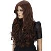 CAISHA Parrucca Voluminosa Capelli Lunghi Cosplay Spettacolo Teatrale Ondulato Marrone FP712d