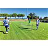 (07) SET MINI CALCIO-TENNIS "UNIVERSAL PRO" RETE DA MT 6 X 0,8 PIEDI IN FERRO