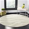 SAFAVIEH Tappeto Angosciato per Soggiorno, Sala da pranzo, Camera da letto - Adirondack Collection, A Pelo Corto, Salvia e crema, 120 X 120 cm
