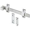 Prime-Line MP4914 Bullone di Superficie, 20,3 cm, Acciaio, Finitura cromata Spazzolata, Costruzione Resistente, 1 Set