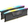 Corsair CMH32GX5M2B6000Z38 Vengeance RGB 32GB Kit 2x16GB DDR5 6000MHz CL38 Grigio - Memorie RAM